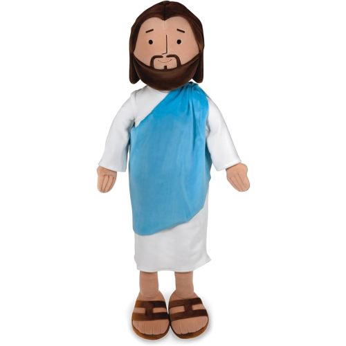 Hallmark My Friend Jesus Plush Doll, 13" Small Stuffed Jesus, Religious Gift for Kids, Baptism, Easter Basket Stuffers