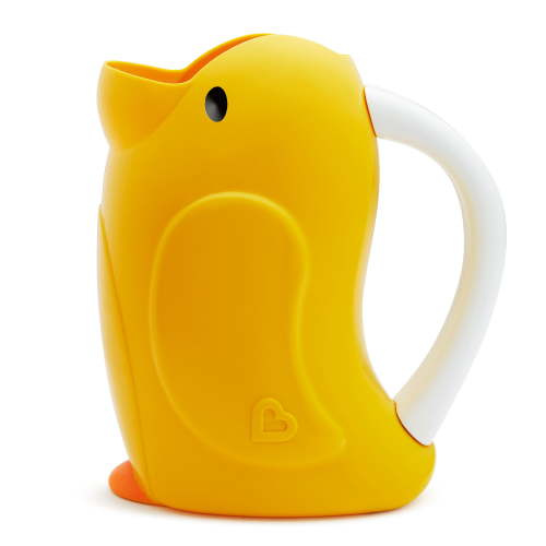 Munchkin Duckling Infant and Toddler Shampoo Bath Rinser, Yellow Duck, Unisex