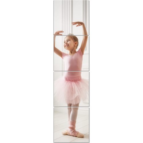Delma Full Length Wall Mirror Tiles,Glassless Mirror for Kids,Acrylic-12''x12''x4PCS,Unbreakable Frameless Mirror Wall Stickers,Home Gym Mirror for Bedroom,Living Room,Door (11.8'' x 11.8'' - 4PCS)