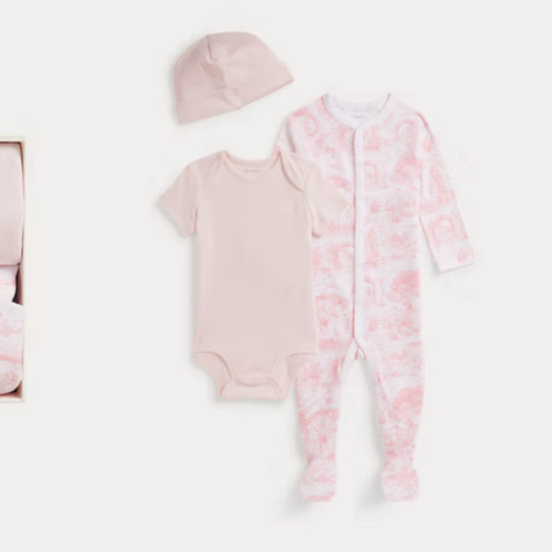 Toile Cotton 3-Piece Gift Set