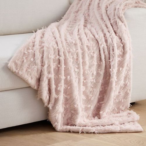 LoveShackFancy Sweet Bows Fur Throw