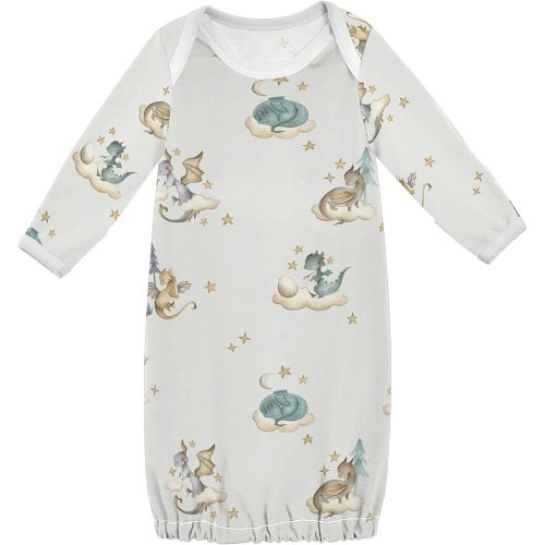Baby Boy Girl Sleeper Gown Cotton Nightgowns Clothes