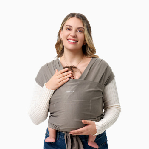 Easy to Wear Hands Free - Baby Wrap Carrier - Brown