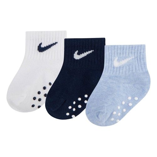 Nike Baby Core Ankle Gripper Socks, Pack of 3 (US, Age, 6 Months, 12 Months, COBALT)