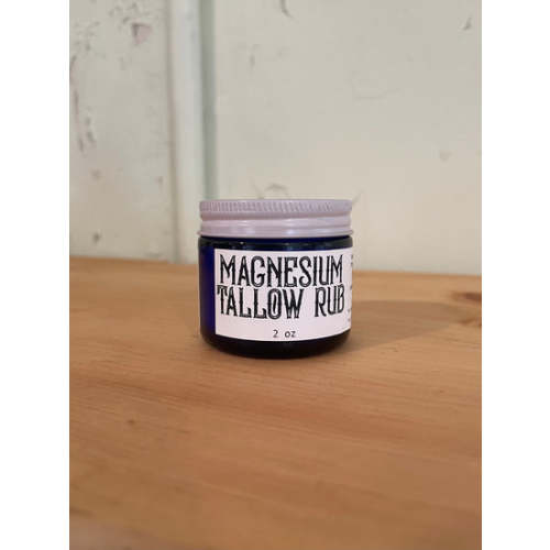 Magnesium "Tallow Whip" Rub | For sore muscles
