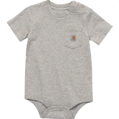 Kids' Short Sleeve Pocket Bodysuit (Infant) | 9M | Carhartt