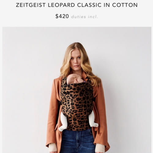 Leopard Classic | Zeitgeist Baby Carrier | SHOP ARTIPOPPE