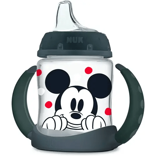 NUK Disney Learner Spill Proof Sippy Cup, Mickey Mouse, 5 Oz 1Pack – BPA Free, Spill Proof Sippy Cup