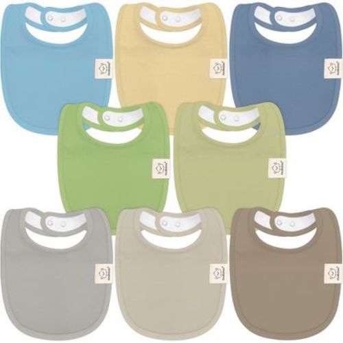 KeaBabies 8pk Organic Baby Bibs for Boy, Baby Drool Bib for Baby Boys and Girls, Newborn Teething Bibs (Embrace)