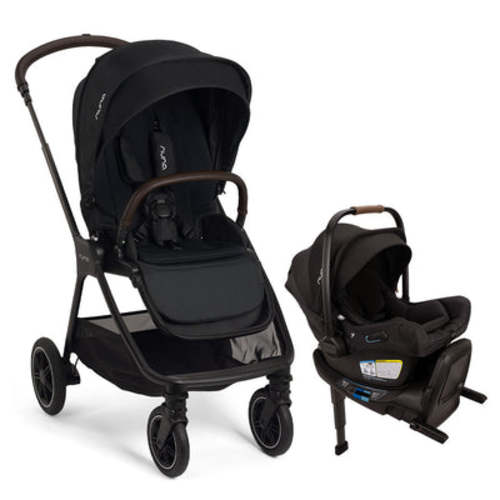 TRIV Next Stroller + PIPA Series Travel System - Caviar / PIPA rx Aire / Caviar