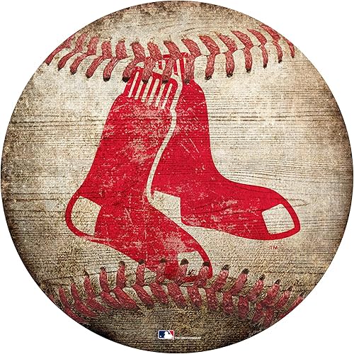 Red Sox 12" Baseball Shaped Sign