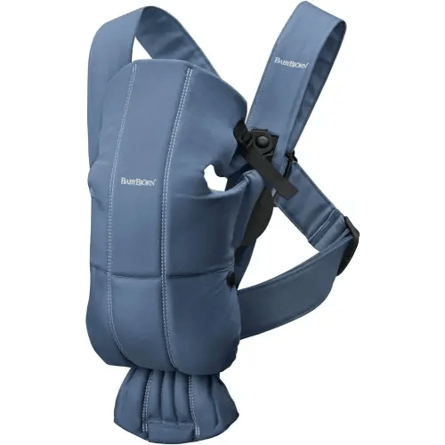 BabyBjörn Baby Carrier Mini, Cotton, Vintage Indigo