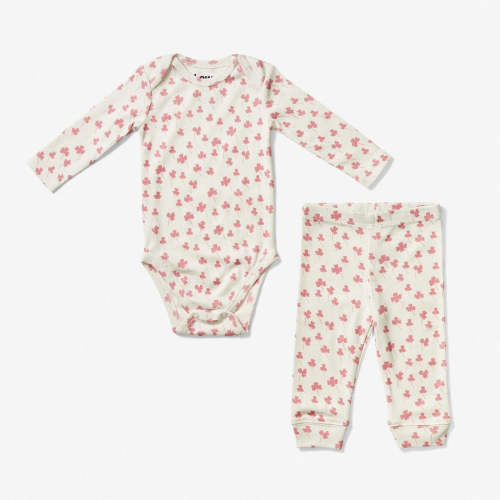 0-3M - Onesie + Pant Set - Clover | Sweet Pea