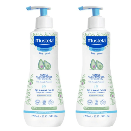 Mustela Baby Gentle Cleansing Gel - Baby Hair & Body Wash Tear-Free Formula