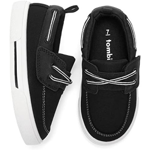 tombik Toddler Boys & Girls Boat Shoes Kids Canvas Sneakers (Toddler/Little Kid)