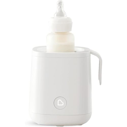 Munchkin® Fast™ Baby Bottle Warmer and Sterilizer - Warms in 60 Seconds, Fits Most Bottles and Baby Food Jars, Preserves Nutrients