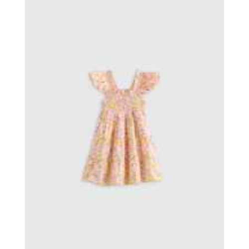 100% Organic Cotton Poplin Smocked Dress