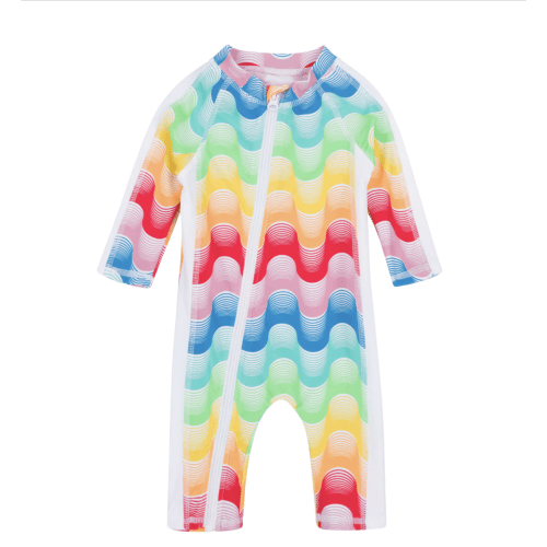 Sunsuit - Long Sleeve Romper Swimsuit | "Surf's Up"