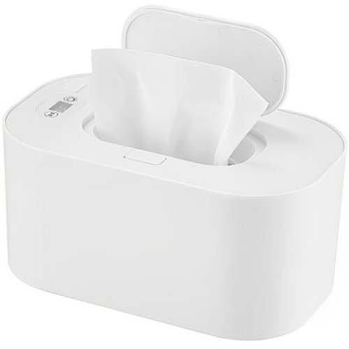 USB Baby Wet Wipe Warmer 3 Temperature Modes Diaper Wipe Warmer 10W Constant Temperature Large Capacity Portable Baby Wet Wipe Warmer Dispenser for Home Car Travel