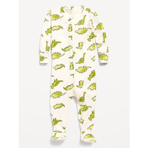 Snug-Fit 2 Way Zip Footed One-Piece for Baby