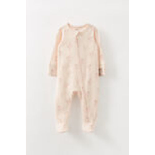 Organic Pointelle Zip All In One Romper