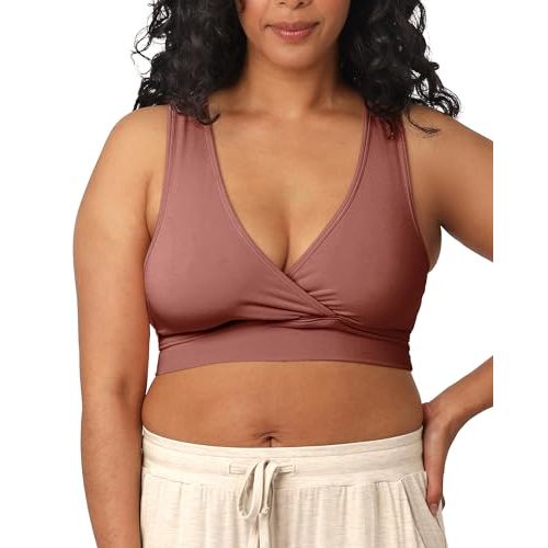 Kindred Bravely French Terry Racerback Nursing Sleep Bra | Maternity Bralette, Nursing Bras for Breastfeeding, Pregnancy Bra