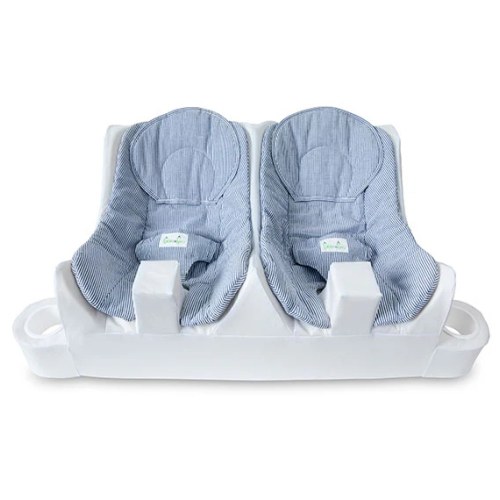 Extra Seat Inserts - Seersucker Blue – Table for Two