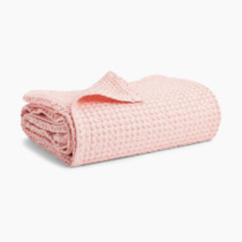 Simka Rose Waffle Blanket - Blush