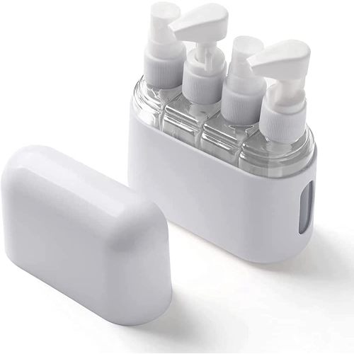 Travel Accessories Travel Size Toiletries Travel Bottles, TSA Approved Travel Containers, Travel Set with Labels, Leak Proof Containers For Toiletries (Grey)
