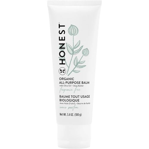 The Honest Company Baby Diaper Balm | All-Purpose Organic Formula | Soothes, Moisturizes, Protects | 3.4 oz