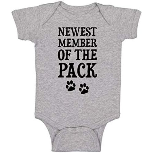 Newest Member of The Pack - Funny Baby Essentials Bodysuit - Infant Girl Clothes Newborn Outfit
