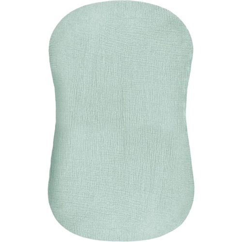 Hooyax Muslin Baby Lounger Cover, 100% Cotton Durable Newborn Lounger Cover, Soft and Breathable Infant Lounger Cover for Boys Girls, Covers Only (Blue-Green)