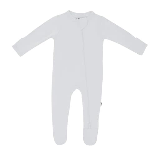 KYTE BABY Unisex Zipper Closure Footies, Rayon Made From Bamboo, 0-24 Months