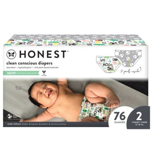 The Honest Company Disposable Diapers - (Size 2) barnyard