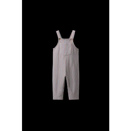 STRIPED OVERALLS - Brown-Blue | ZARA United States