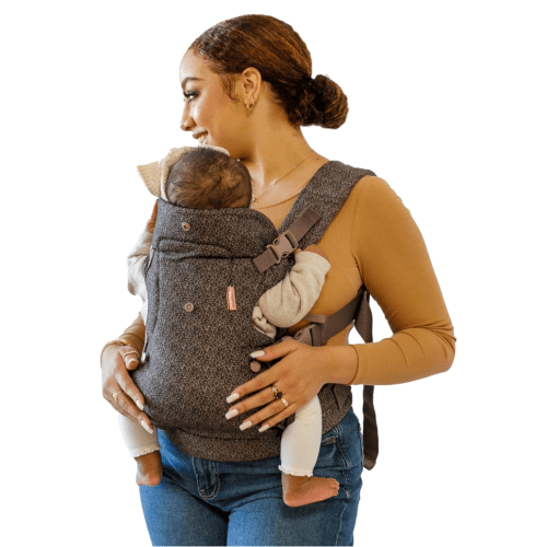 Infantino Flip 4-in-1 Convertible Baby Carrier for Newborn to Toddler (Leopard)