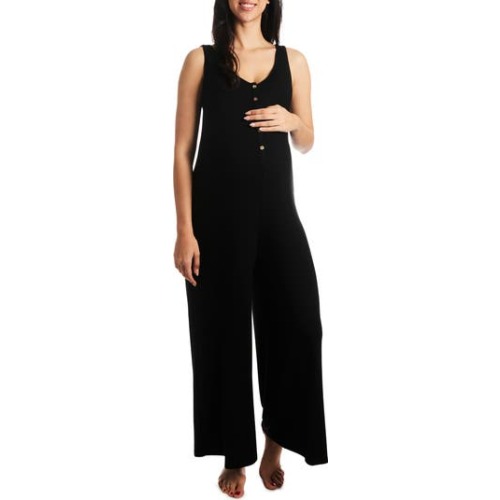 Luana Jersey Maternity/Nursing Romper, Medium