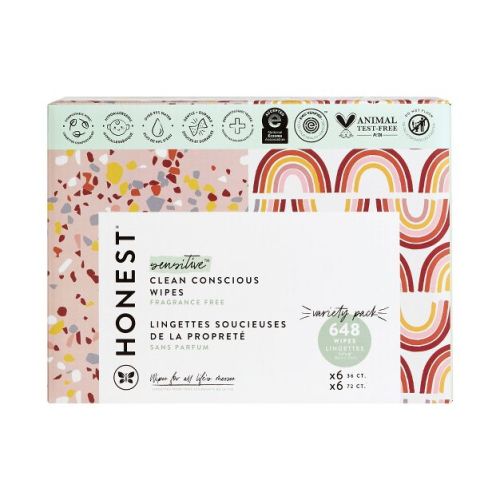 The Honest Company Plant-based Baby Wipes Made With Over 99% Water - Variet Pack - 648ct : Target