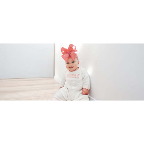 Paty Knit, Ribbon Tie Onesie #104 – PatyInc