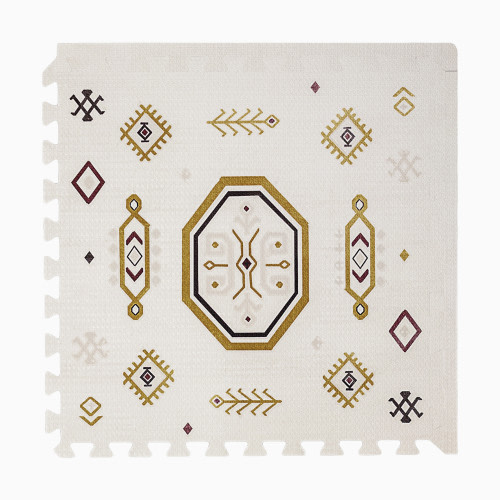 Toddlekind Haven Foam Play Mat | Amira Collection - Golden Clay, 4X6
