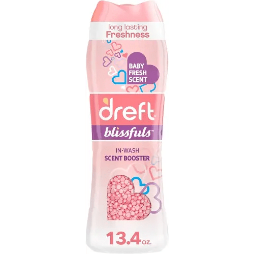 Dreft Blissfuls In-Wash Scent Booster Beads, Baby Fresh, 13.4 oz