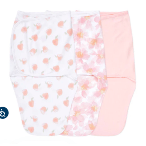 Garden Floral Easy Swaddle No Zipper 0-3M | aden + anais