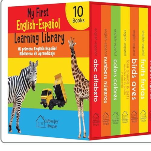 My First English - Español Learning Library (Mi Primera English - Español Learning Library): Boxset of 10 English - Spanish Board Books (Spanish Edition)