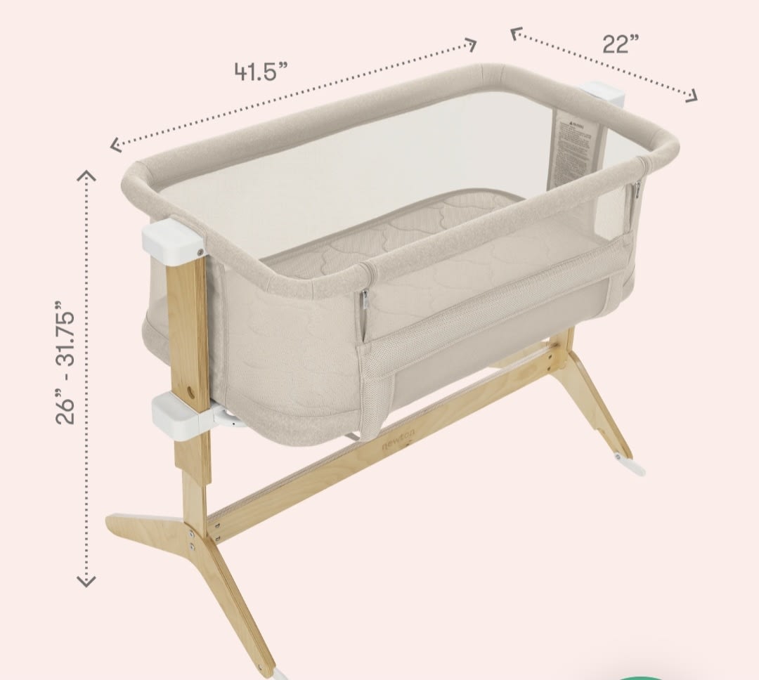 Bassinet & Bedside Sleeper - Sandstone