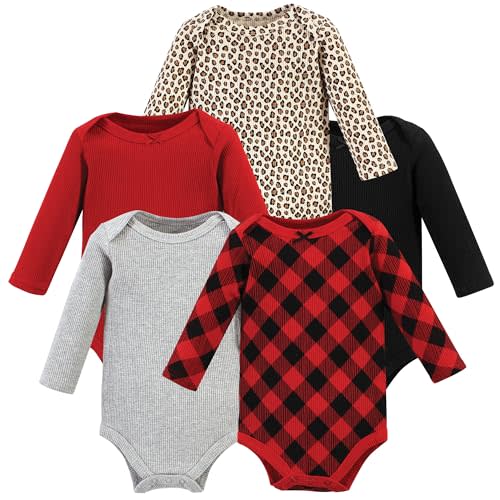 Hudson Baby unisex-baby Thermal Long Sleeve Bodysuits