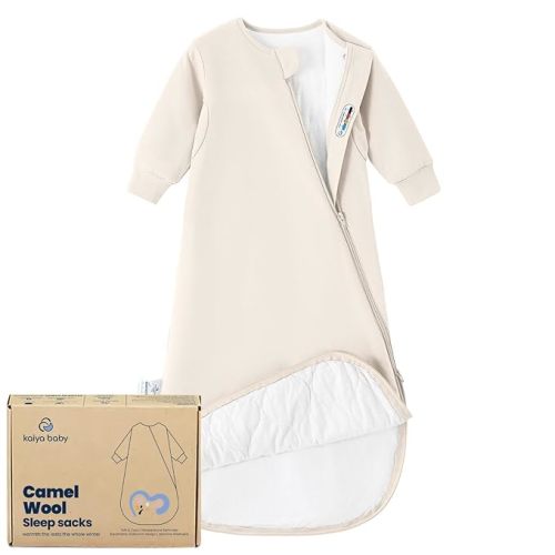 Unisex Sleeping Bag for Babies and Toddlers 1.0 Tog Sleep Sack 0-6 Months, Newborn Sleep Sack, Wearable Blanket Baby, One Piece Long Sleeves, Gifts for Baby