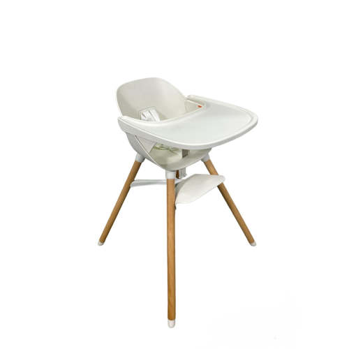 Lalo The Chair, Coconut, Natural Wood