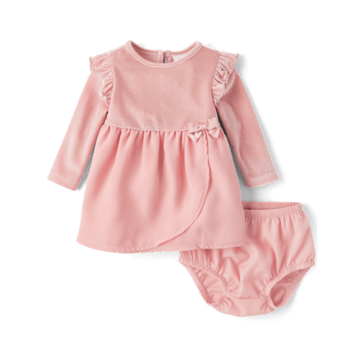Baby Girls Wrap Tutu Dress - Pink