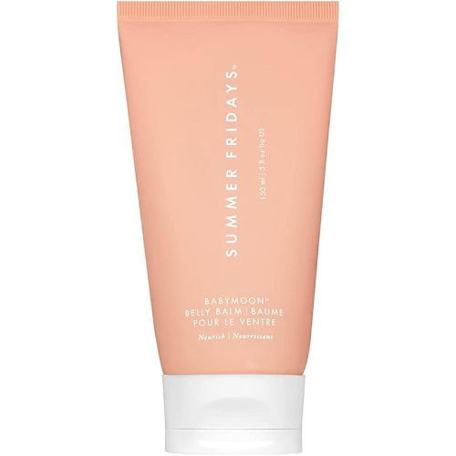 Summer Fridays Babymoon Belly Balm - Nourishing Balm + Body Moisturizer Enriched with Calendula Oil + Vitamin E to Help Reduce the Appearance of Stretch Marks and Dry Skin (5 Fl Oz)