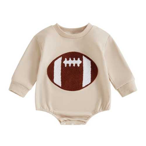 Unisex Baby Football Long Sleeve Bodysuit – The Trendy Toddlers